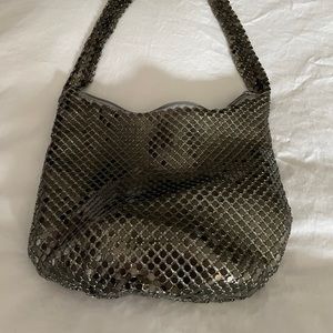Holt Rendrew warm gray mesh shoulder bag